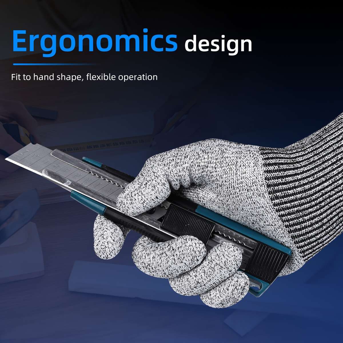 8 Pairs Size L Multi Purpose Work Gloves