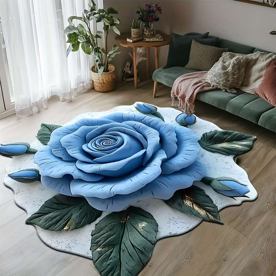 1Pc 120x120cm 47.24x47.24inch Floor Mat