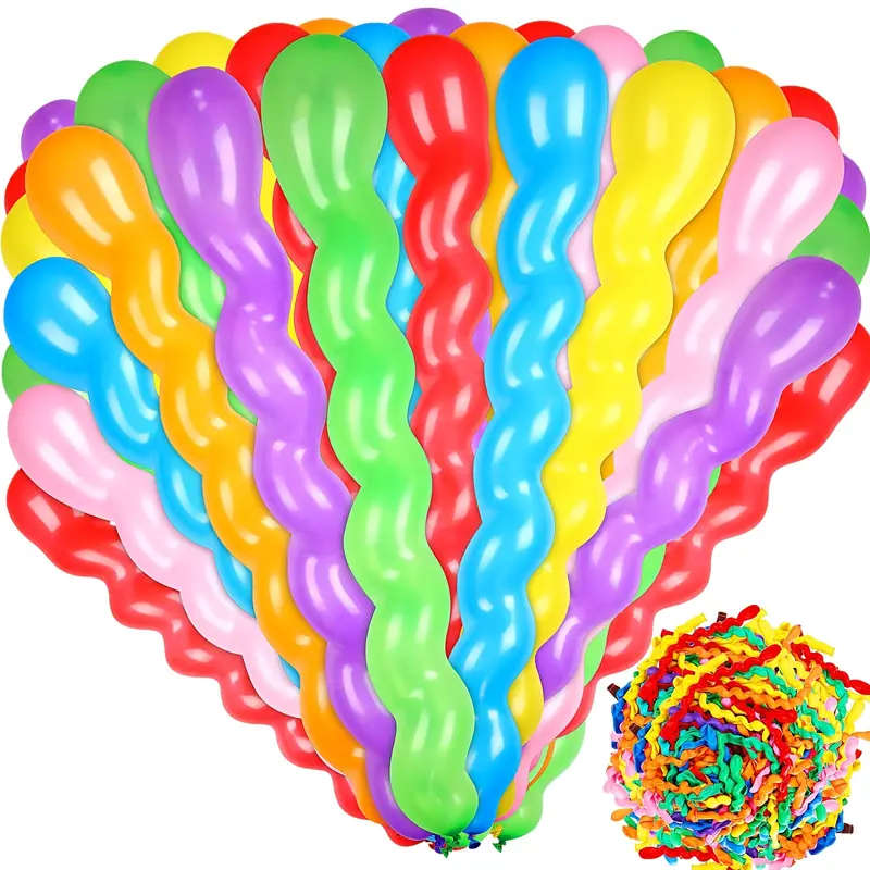 20pcs Twisted Spiral Latex Balloons
