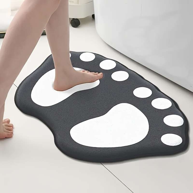 1Pc Black 40x60cm Floor Mat