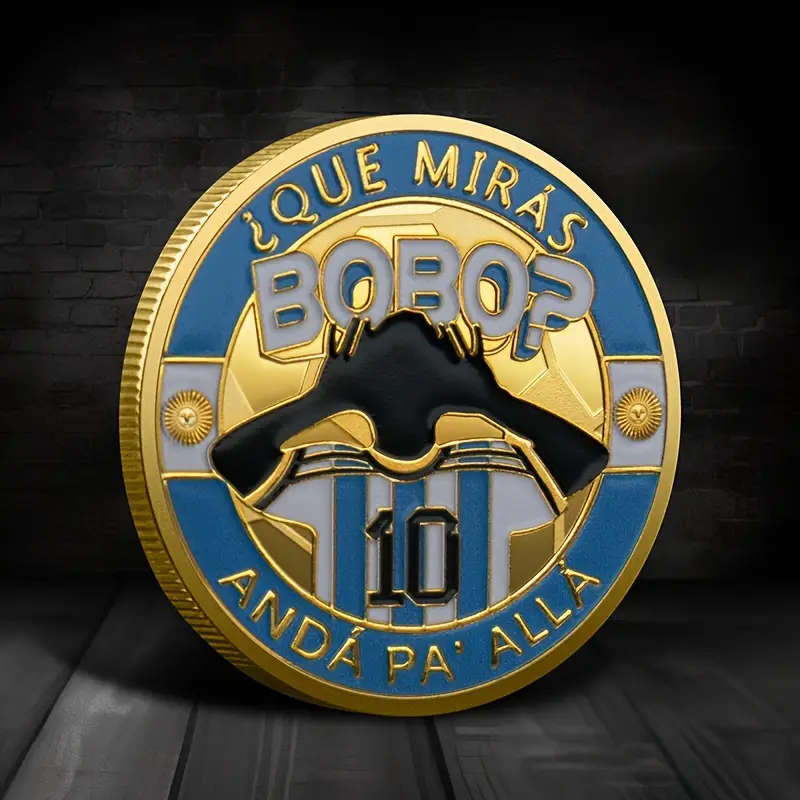 I AM THE GOAT Soccer Commemorative Coin 40MM Wide