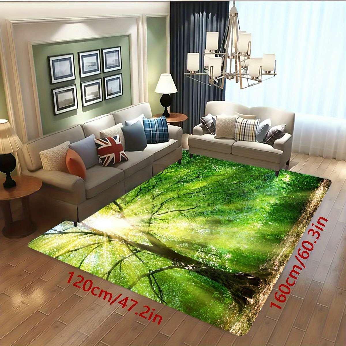 1Pc 39.37x59.05inch 100x150cm Floor Mat
