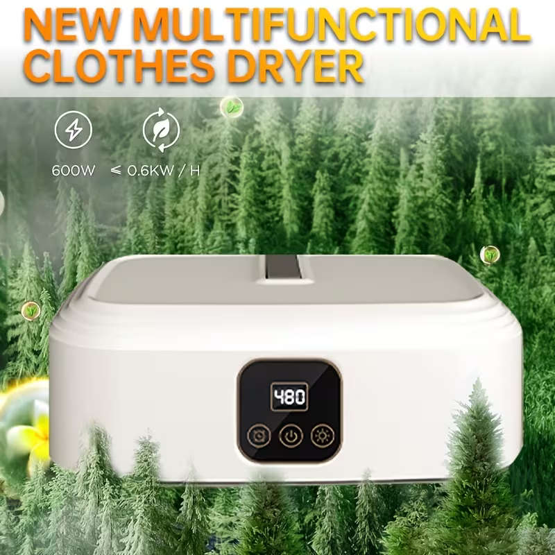Portable Electric Dryer with Timer Function