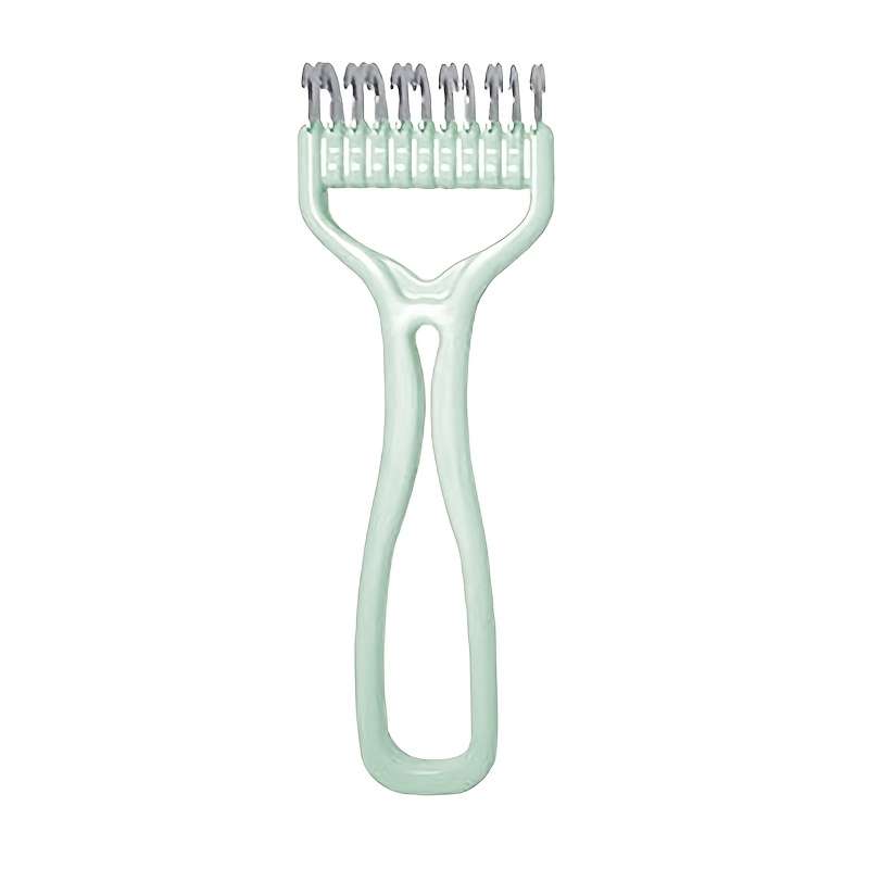 1pc Orange Size S 11Add6 Teeth Pet Comb