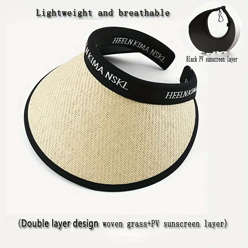 Foldable Sun Hat Beige