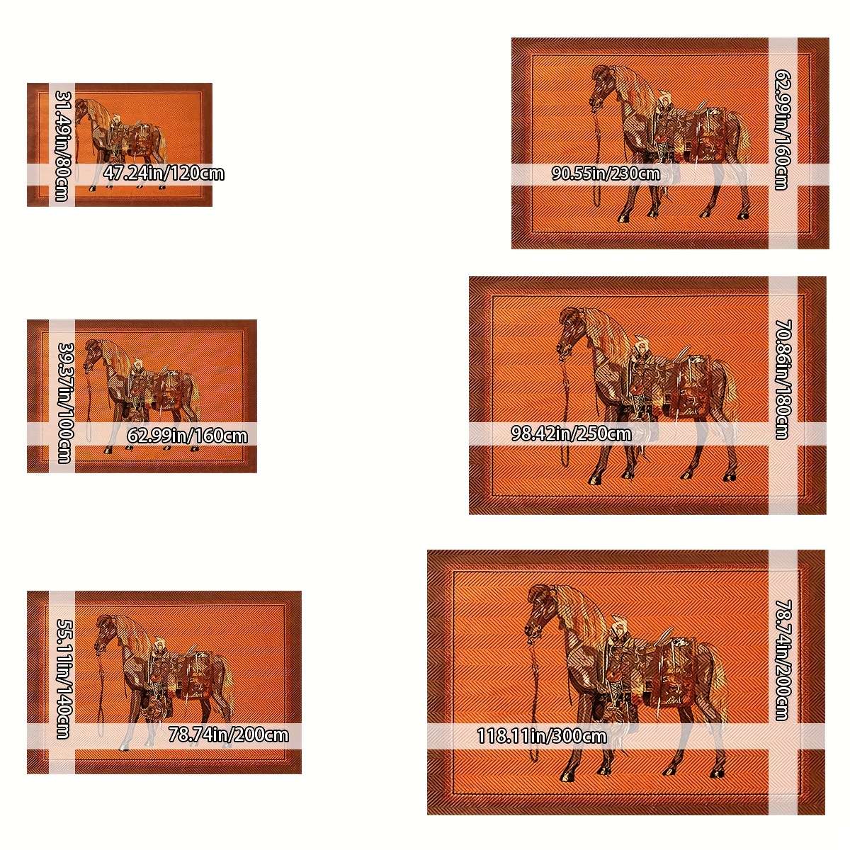 1Pc 70.86x98.42inch 180x250cm Floor Mat