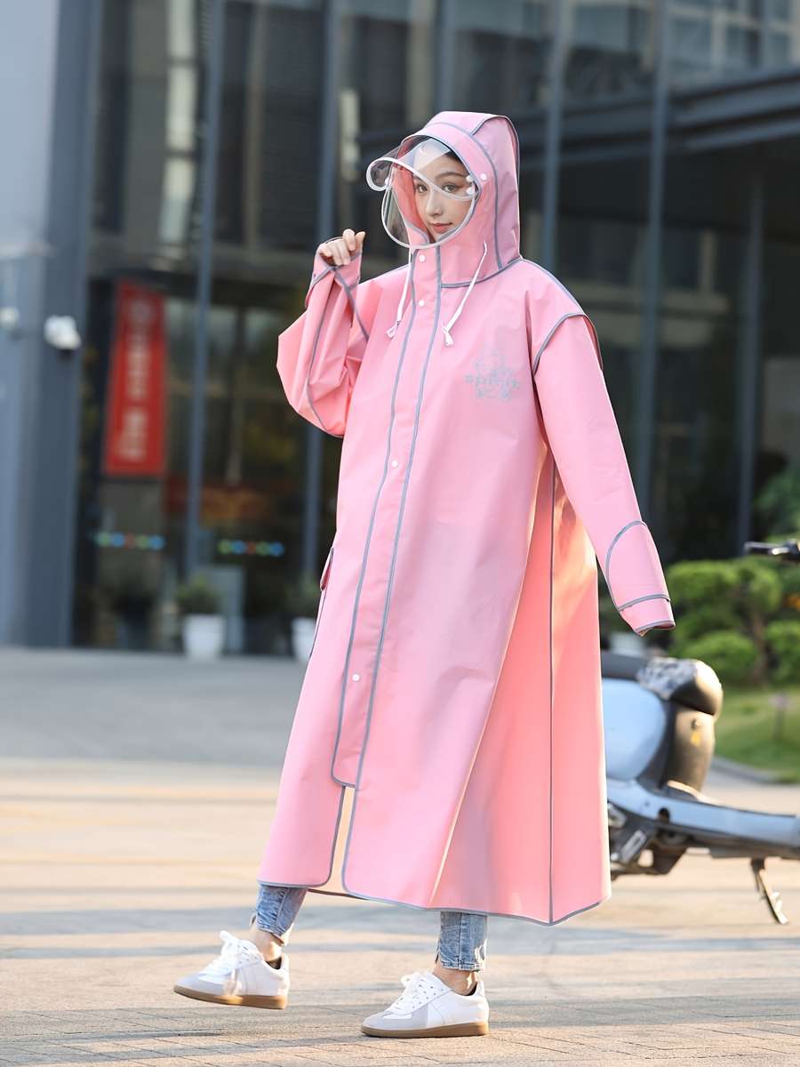 Raincoat Pink Size Asian L
