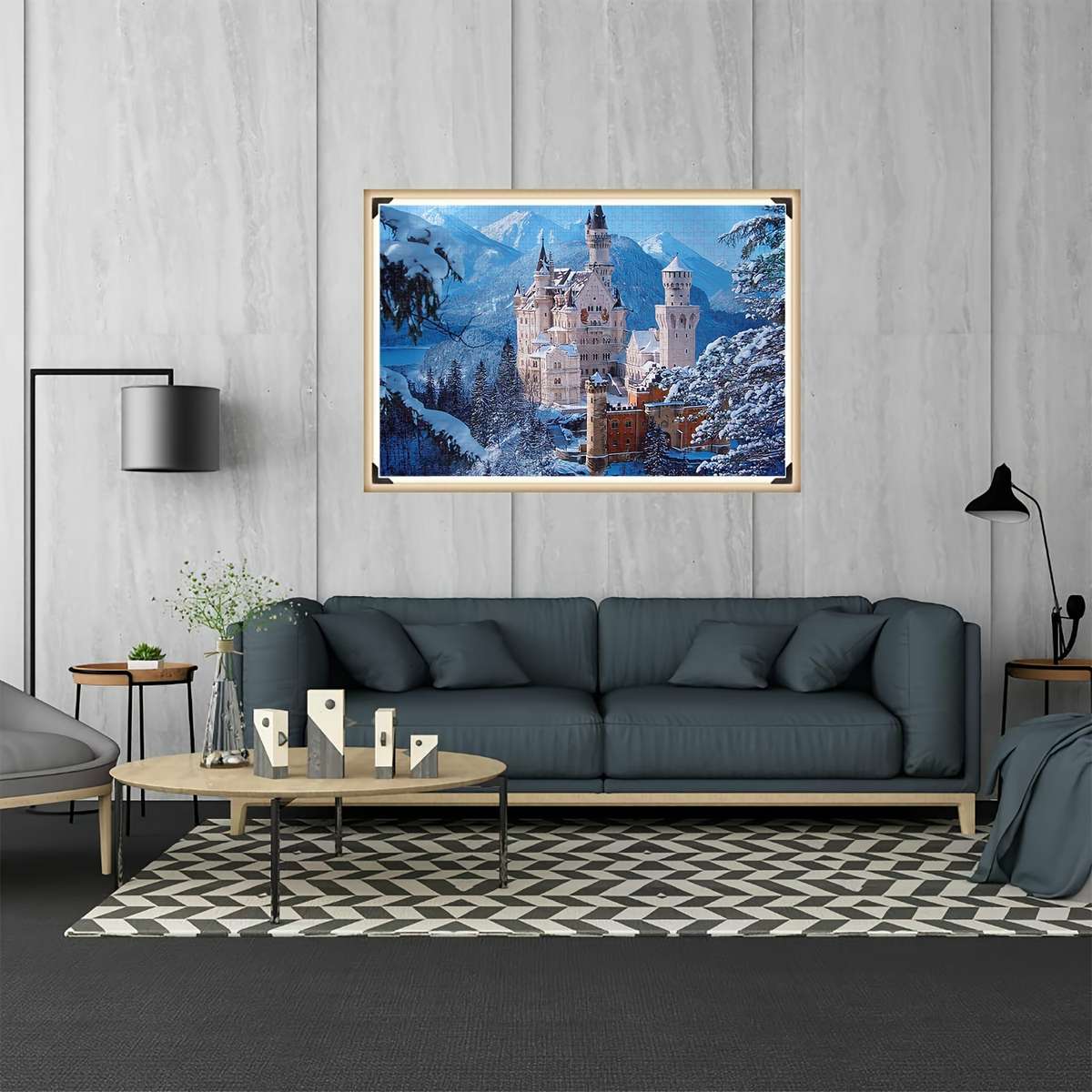 1000pcs Schwanstein Castle Puzzle Premium Quality Thick Durable Seamless Jigsaw