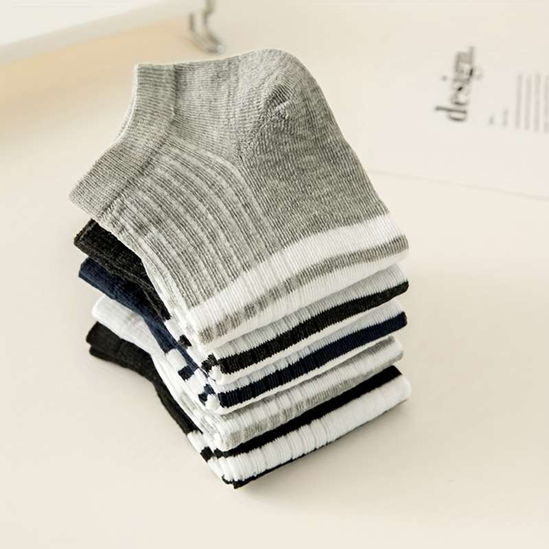 5 Pairs Mixed Color One Size High Elastic Socks