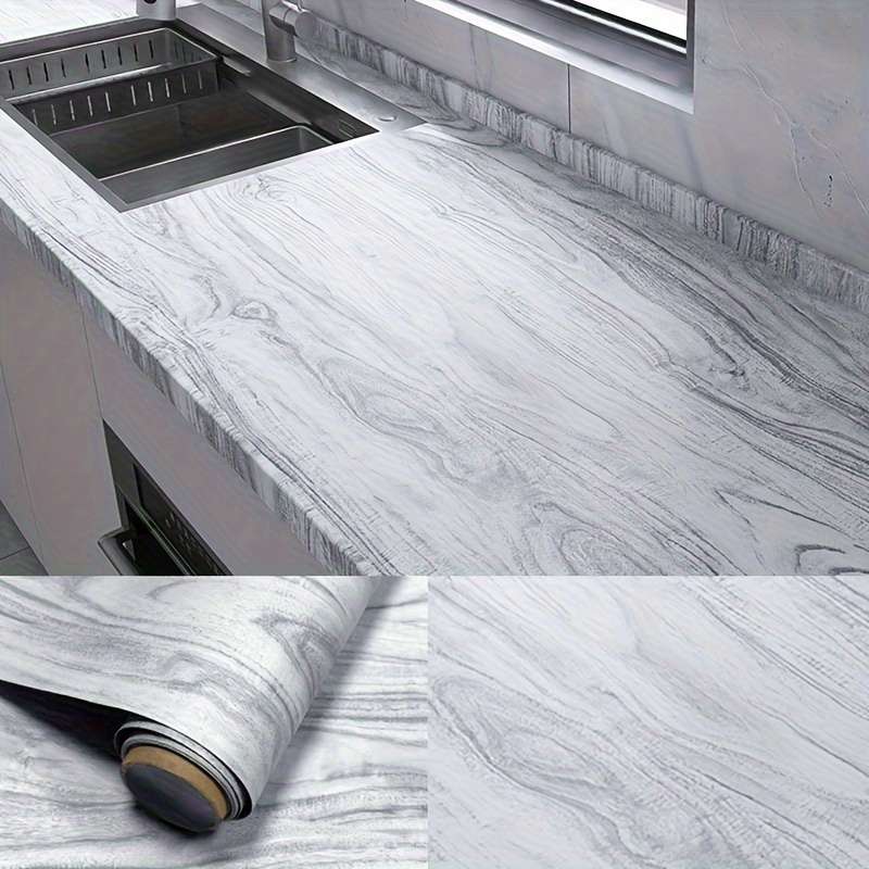 1PC Wall StickersGray Oak23.62X393.7in  60X1000.02cm
