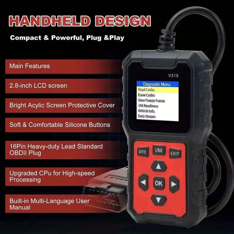 V315 OBD2 Car Diagnostic Scanner