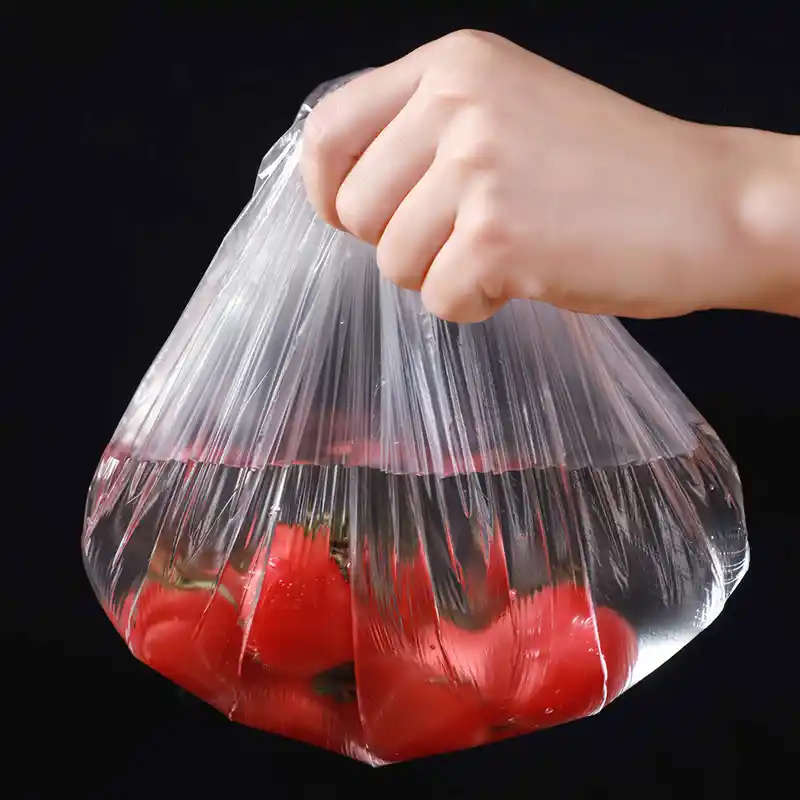 Disposable Food Covers with Elastic Edge, Durable and Convenient for Various Tableware Use, Dustproo