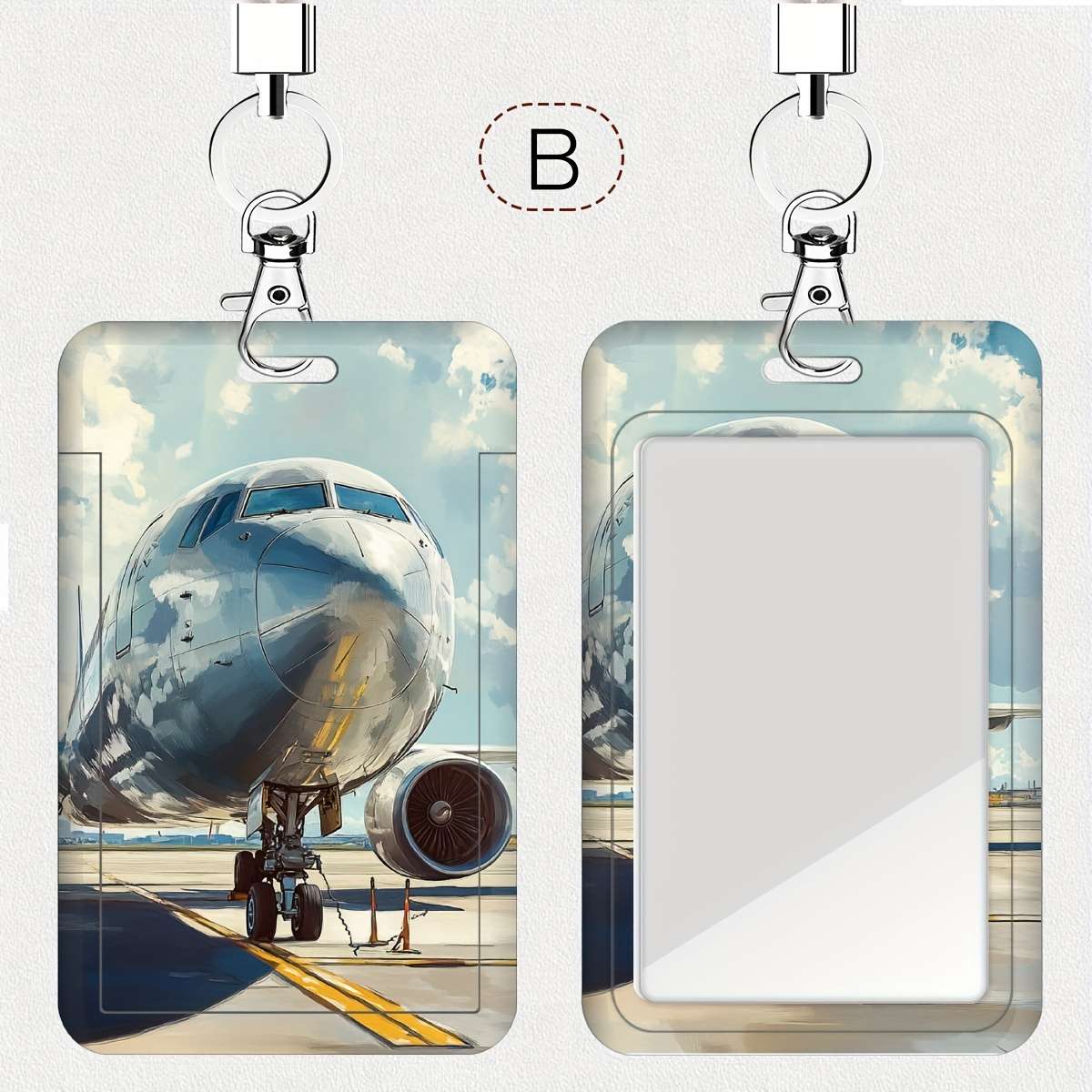 A Set Of Airport Illustration Series Card Sleeves Cute And Practical