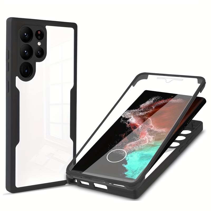 1pc Pink Red For Samsung Galaxy S25 Plus Phone Cases