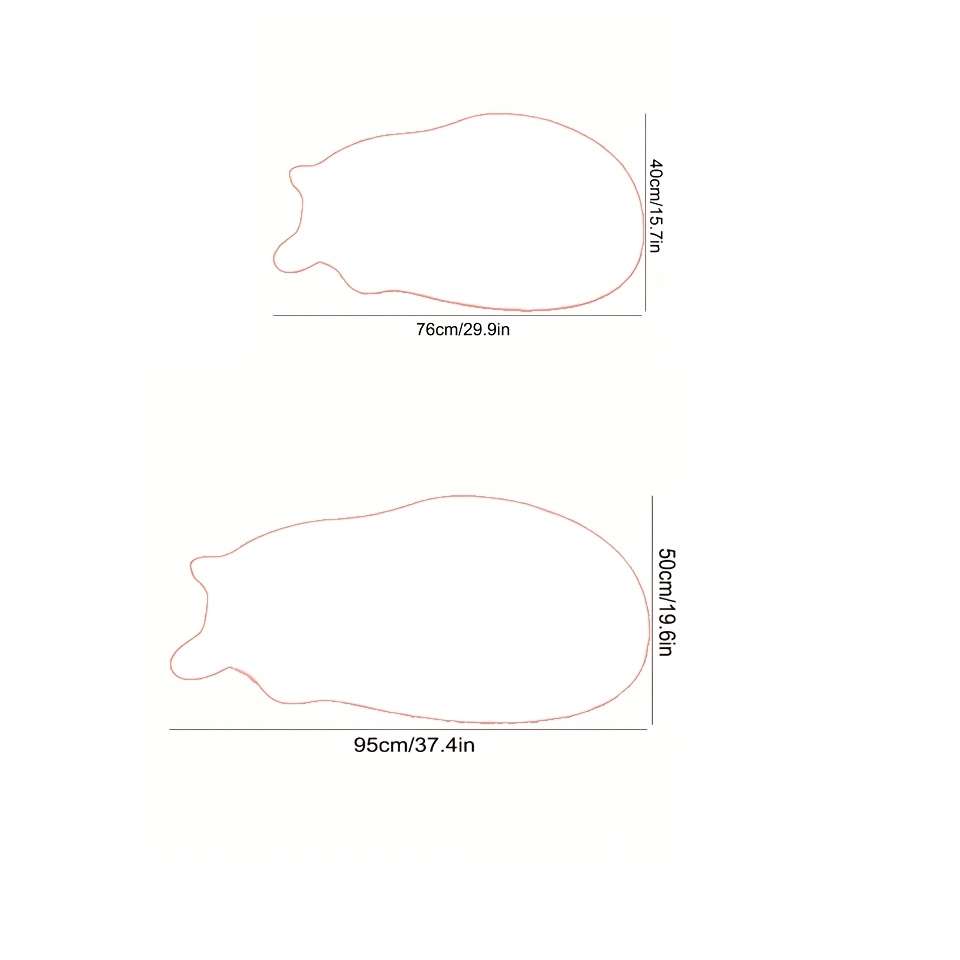 1Pc 40x76cm 15.75x30inch Floor Mat