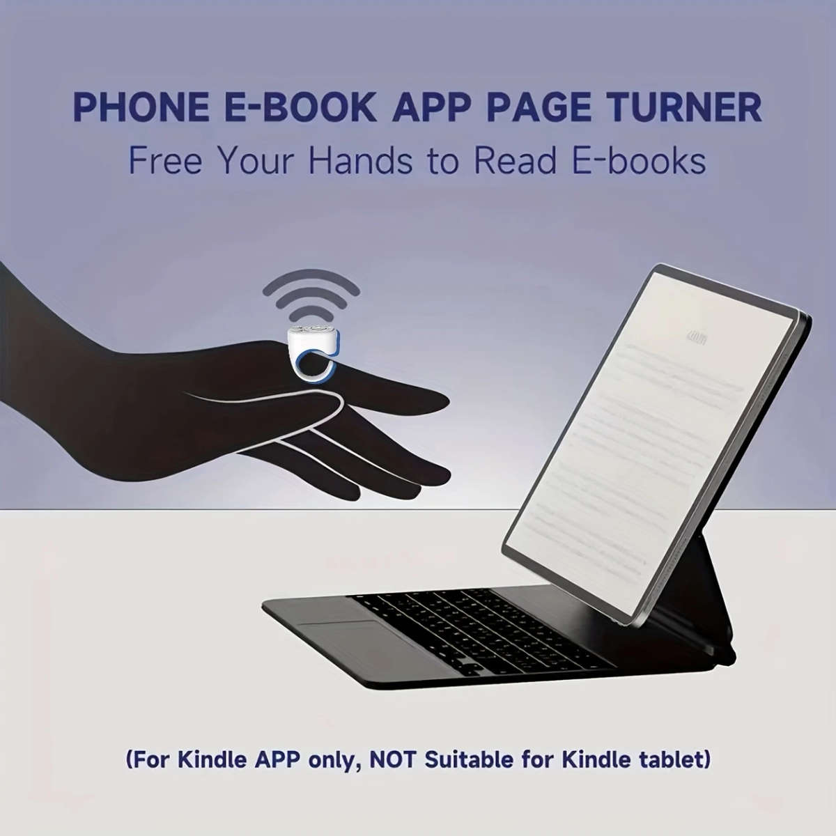 1pc Mobile Phone Wireless Remote Control Multifunctional Selfie Video Controller Video Page Turning