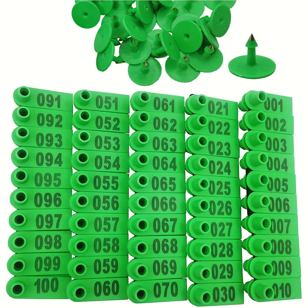 100pcs Goat Sheep Ear Tags