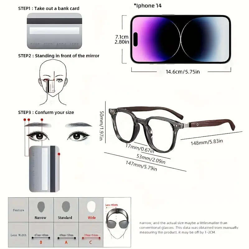 Wood Grain Sunglasses Clear