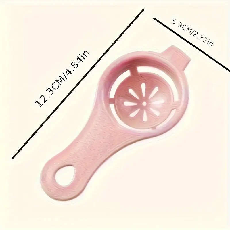 1pc Sustainable Wheat Straw Egg Separator Easy Yolk White Filter for Baking Kitchen Gadget