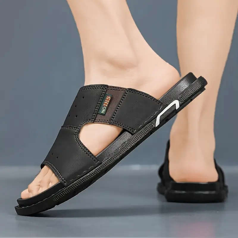 Soft Sole Comfortable Versatile Sandals Black Code 47