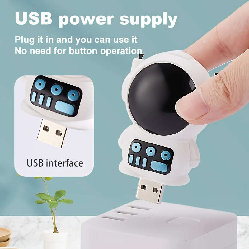 1pc Air Purifier, Plug And Play No Button Operation Auto Run Low Power Consumption USB Power Supply