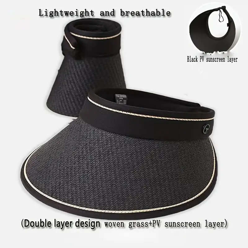 Foldable Sun Hat Beige