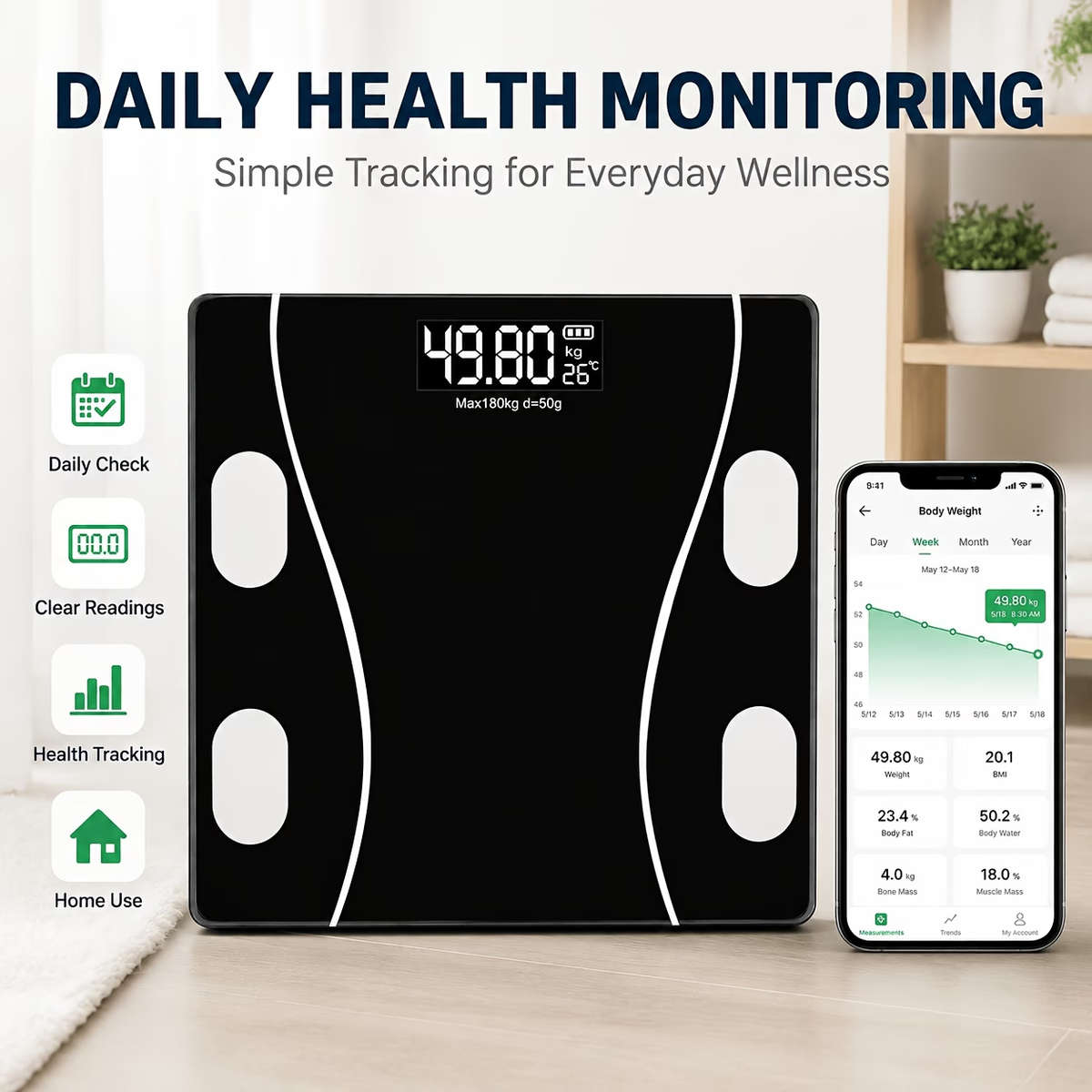 Smart Body Fat Scale