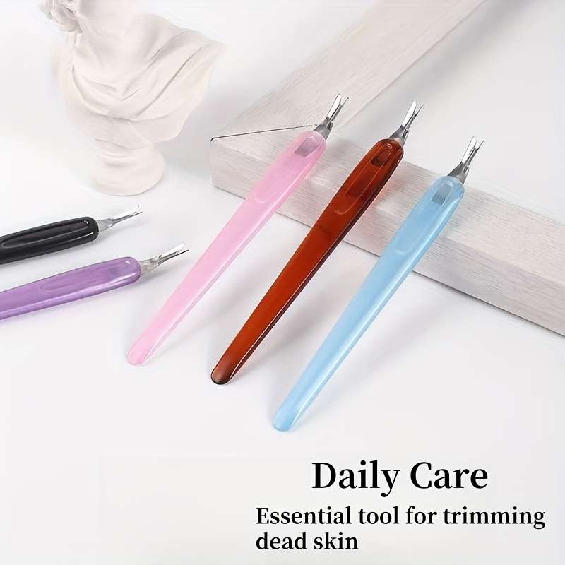 3pcs Professional Cuticle Trimmer Cuticle Pusher Cuticle Knife Practical Nail Clipper for Re