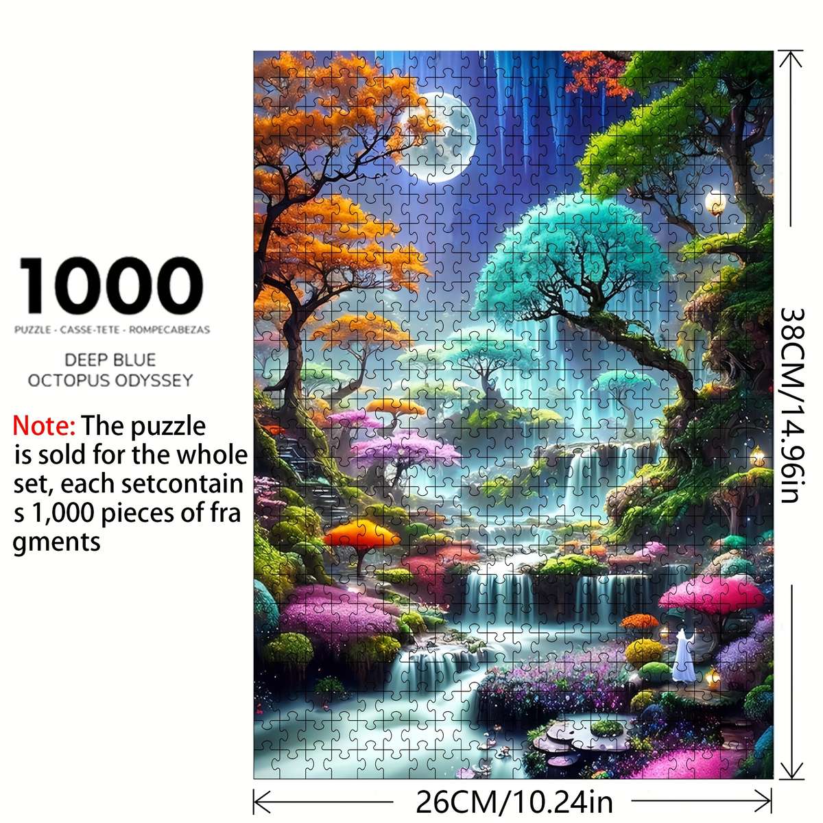 1000 Piece Paper Jigsaw Puzzle For Adults