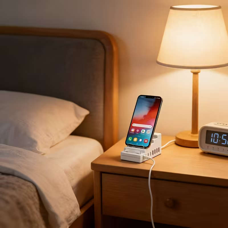 8 In 1 66W Fast Charging Station 4 USB Ports 4 Type-C PD Fast Charging Ports