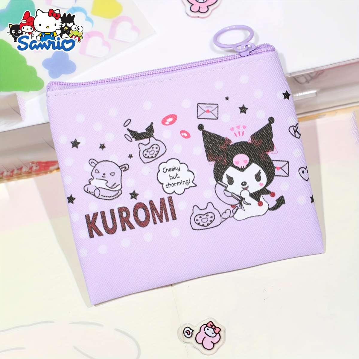 1pc Sanrio Hello Kitty Kuromi Melody Coin Purse Cute Coin Bag Women's Wallet Mini Bag