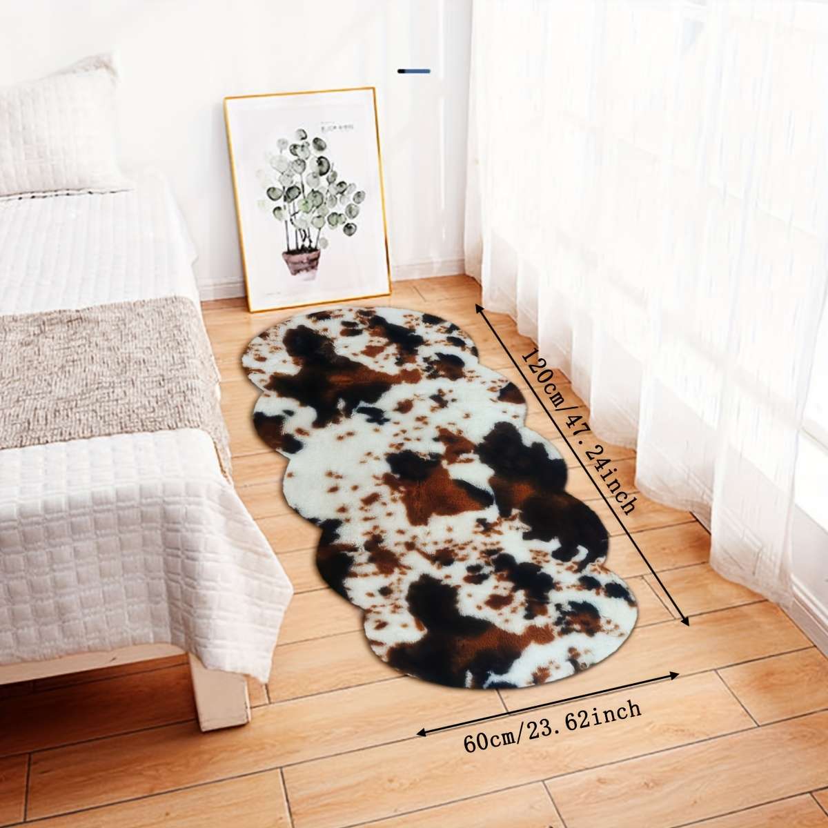 1Pc 23.6x35.4inch 60x90cm Floor Mat