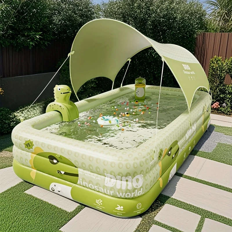 Dinosaur Themed Inflatable Outdoor Pool