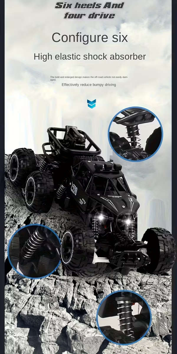 6-Wheel Off Road RC 2.4Ghz Vehicle
