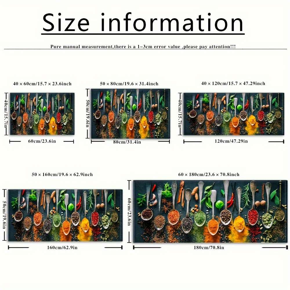 1Pc 60x180cm 23.6inch70.8inch Floor Mat