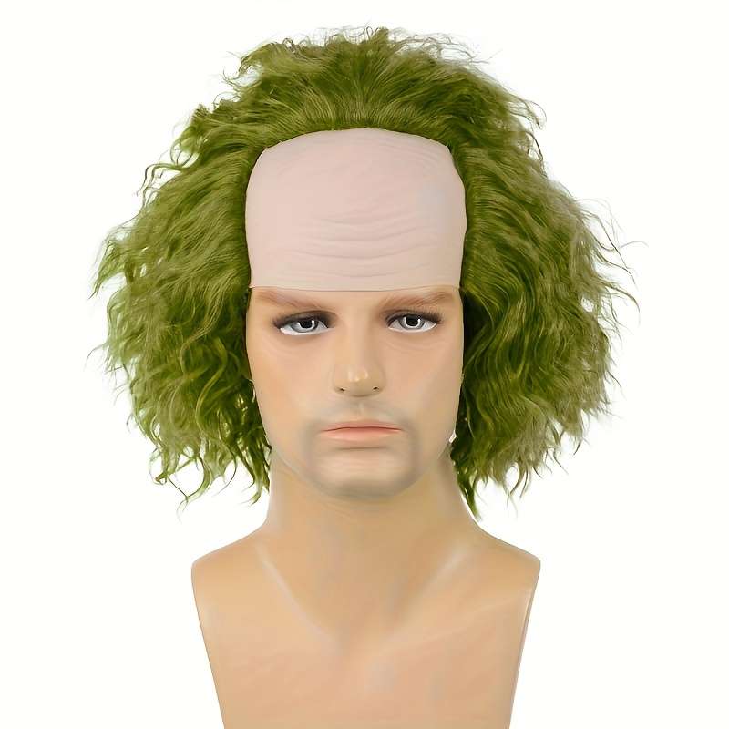 1Pc Green Fashion Design Wig
