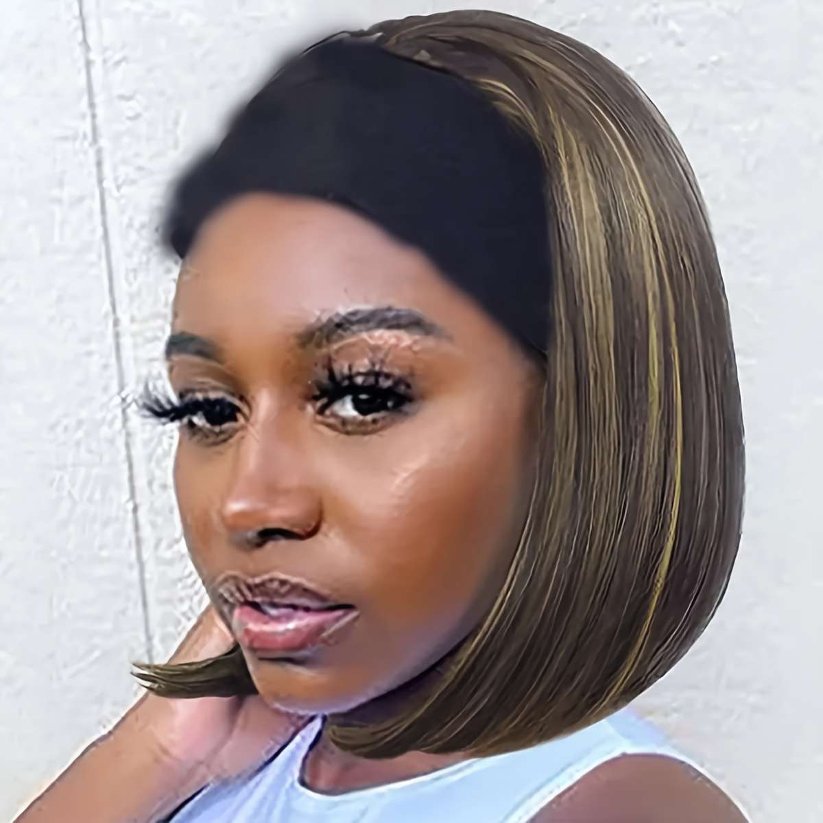 1Pc 1B 25.4cm Fashion Design Wig