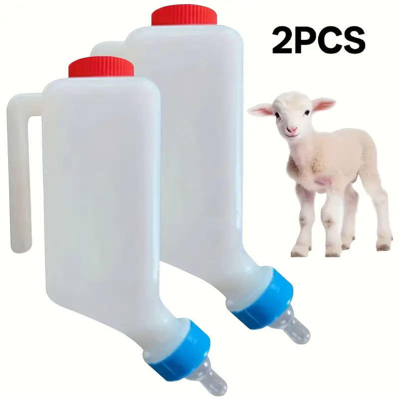 2 Pieces Portable Sheep Milk Bottle