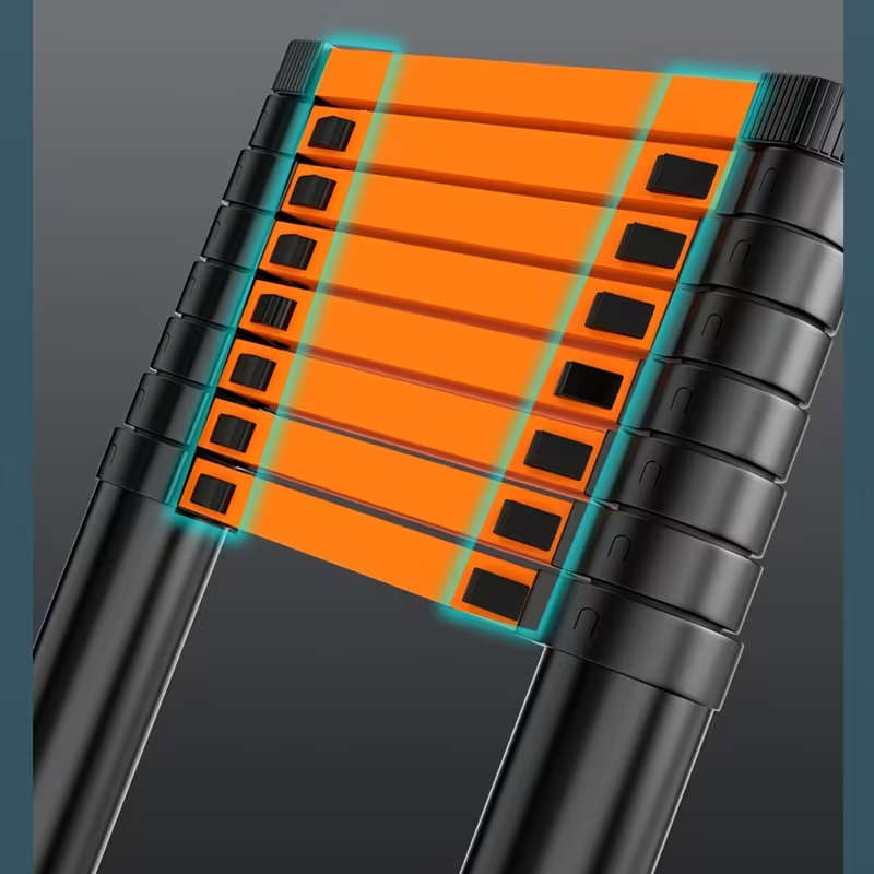 2.7M Carbon steel telescopic ladder