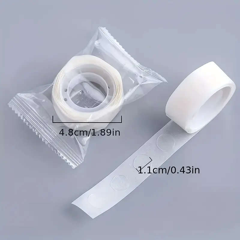 Round Transparent Dot Adhesive