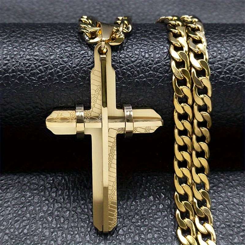 1 Piece Golden A Jesus Theme Pendant