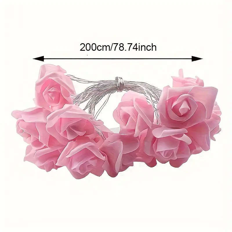 Romantic Rose String Lights Warm White