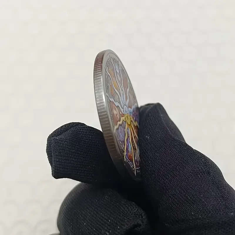 12 Zodiac Signs Colorful Coin with Capsule 40MM Wide