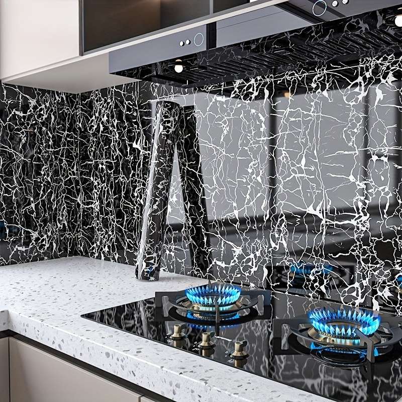 1PC Wall StickersUrban Dark Gray60cmX10m