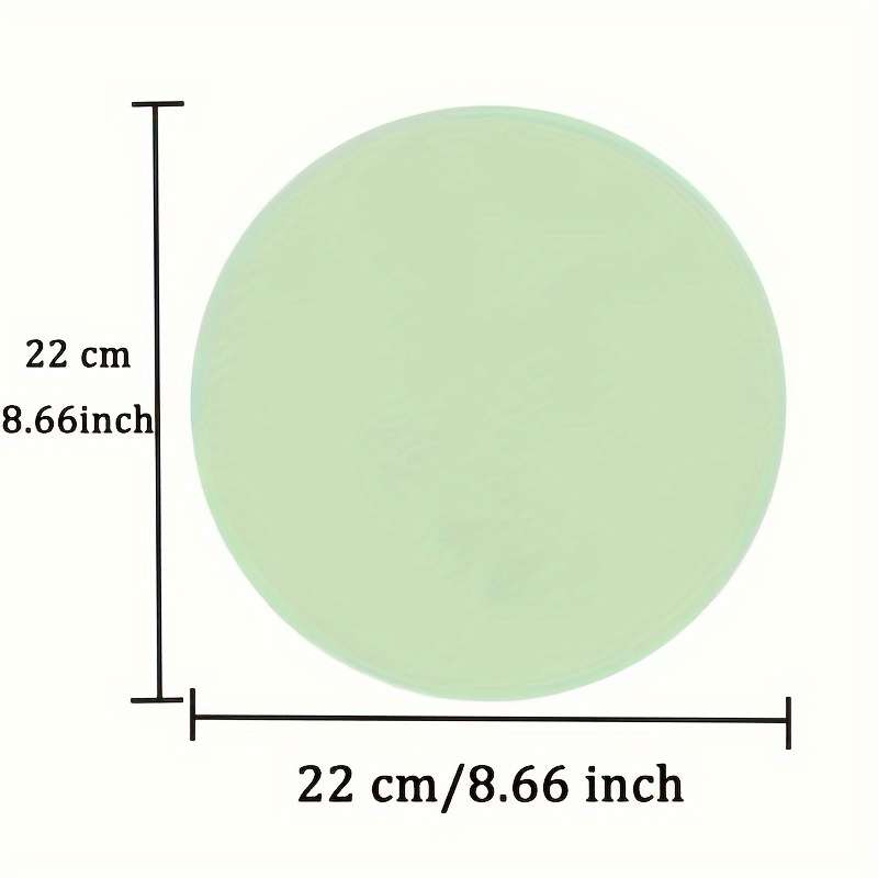 Round Faux Leather Mouse Pad Sleek Black Smooth Surface