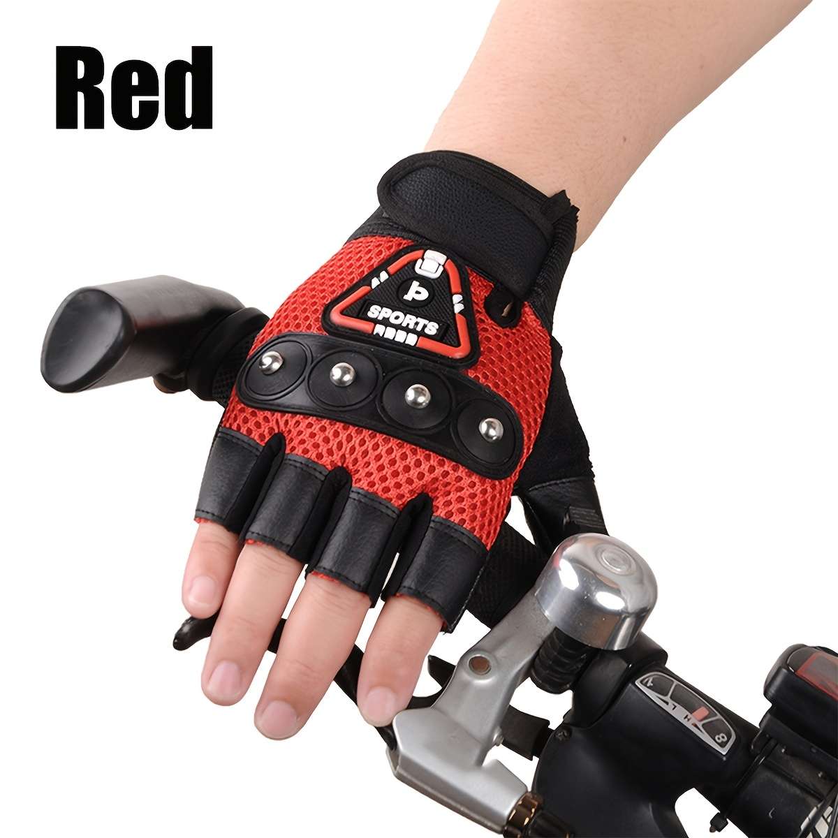 1 Pair Blue Outdoor Sports Gloves