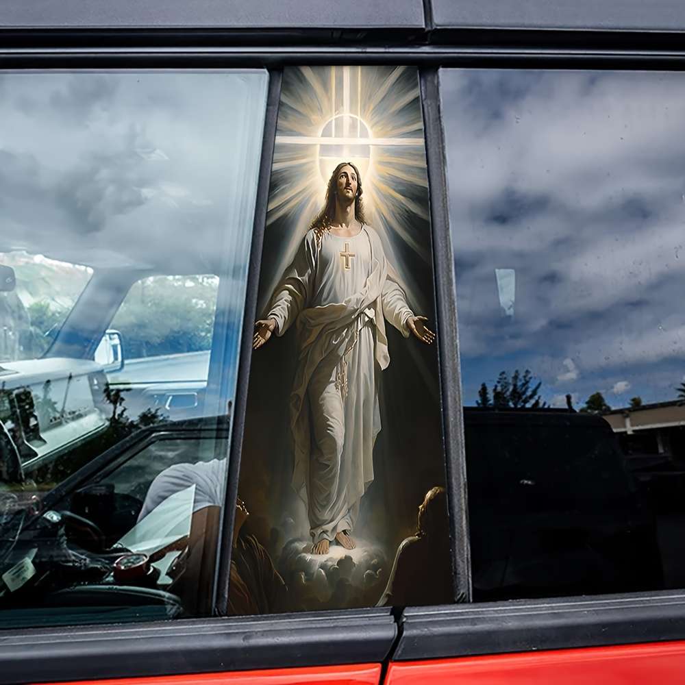 2PCS Jesus Christian Themed Stickers