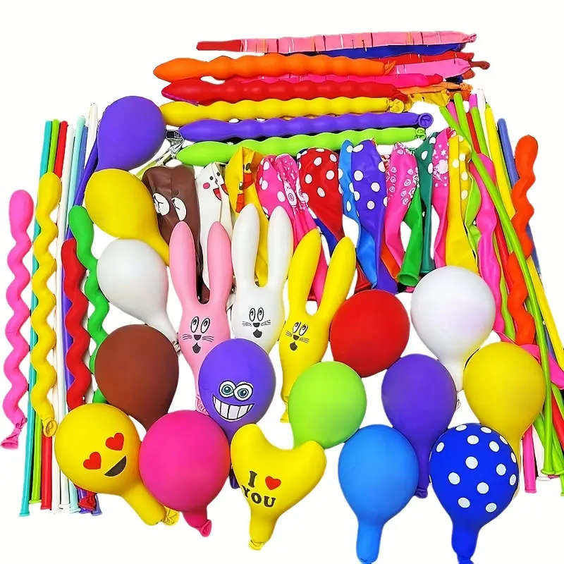 52 Mixed Color Balloons
