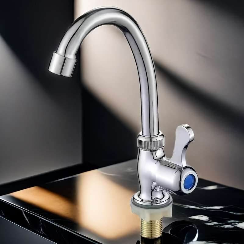 1pc Faucet With Upright Bent Pipe