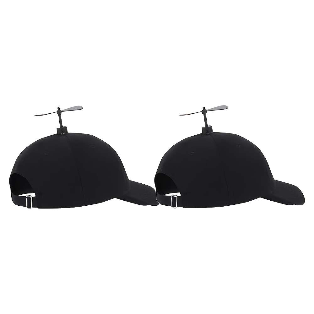 Adjustable Baseball Cap with Propeller Design Unisex Lightweight Breathable Acrylic M